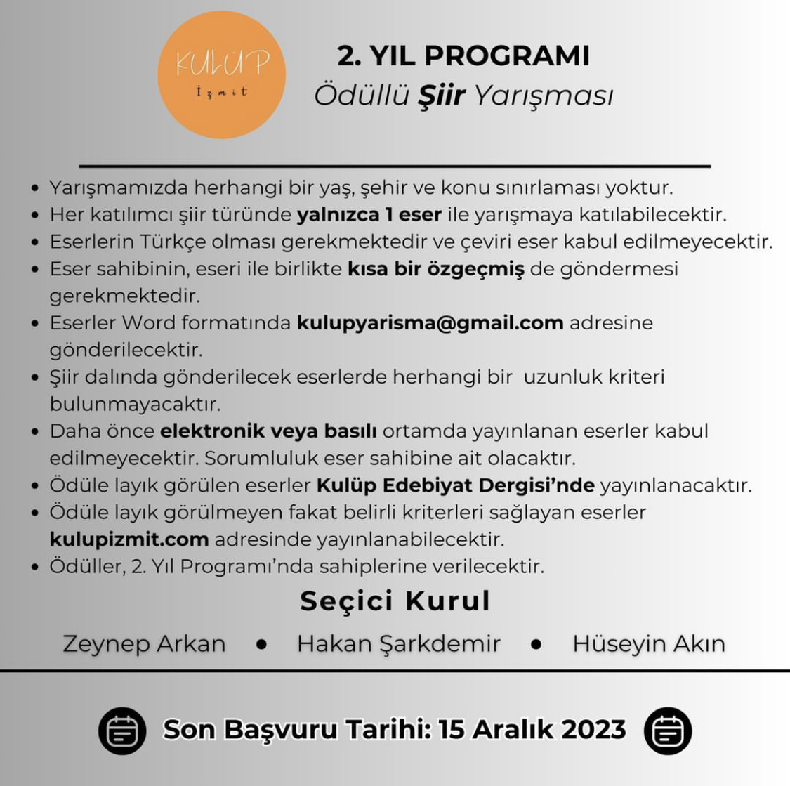 Başvurular için son 3 gün.