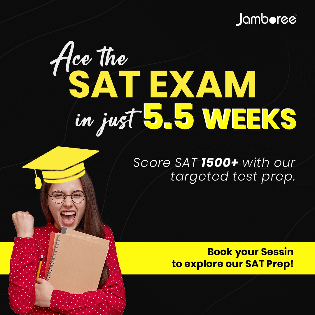 Achieving success in the SAT within a short time requires commitment, diligence, and the invaluable assistance of Jamboree's SAT Prep Course. 😎

Comment JAMBOREE and book your free counselling session!

#jamboree #sat #satprep #admission #studyabroad #studyoverseas #studyinuk