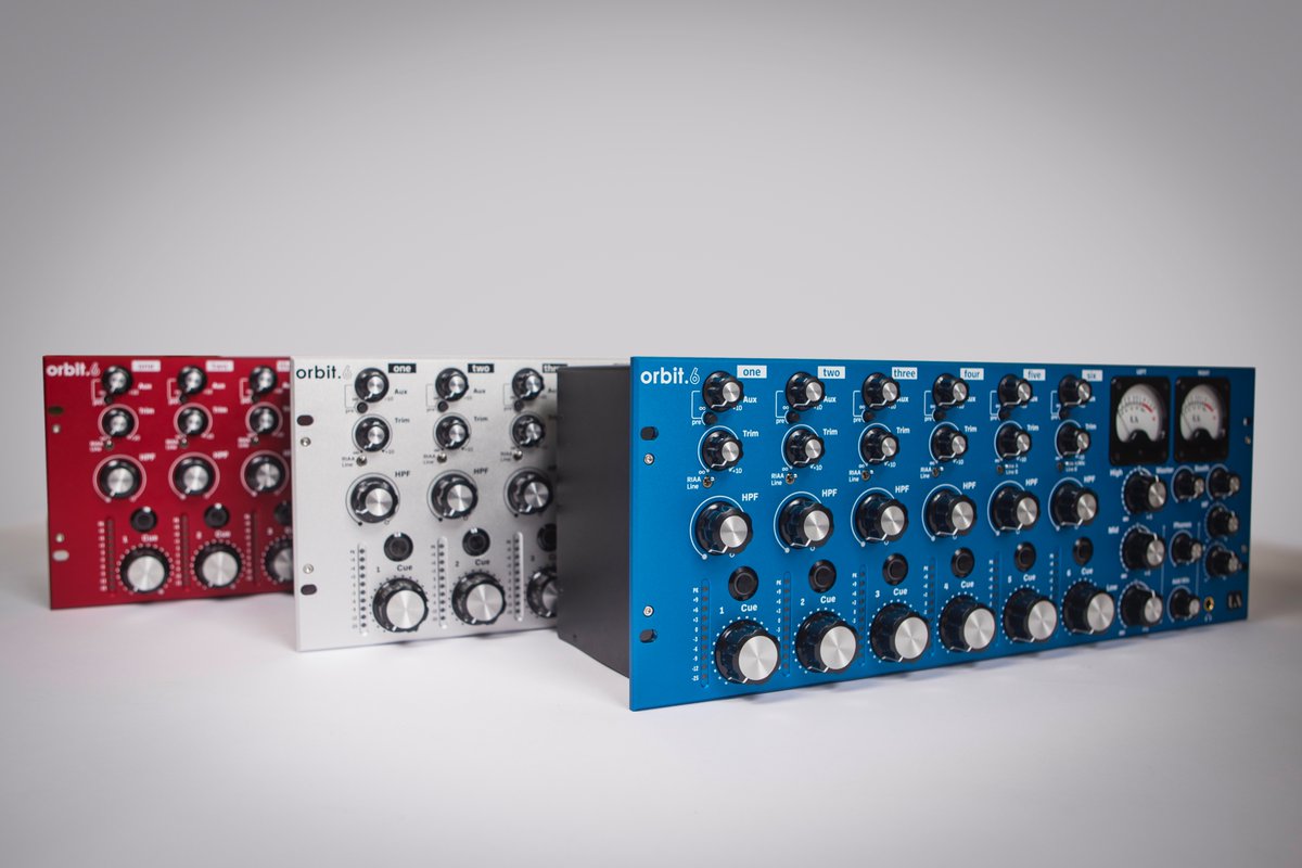 Joining the elara.4 in a display of colour, Orbit.6 is now available in silver, blue and red, as well as the standard black! Visit unionaudio.co.uk for more details...