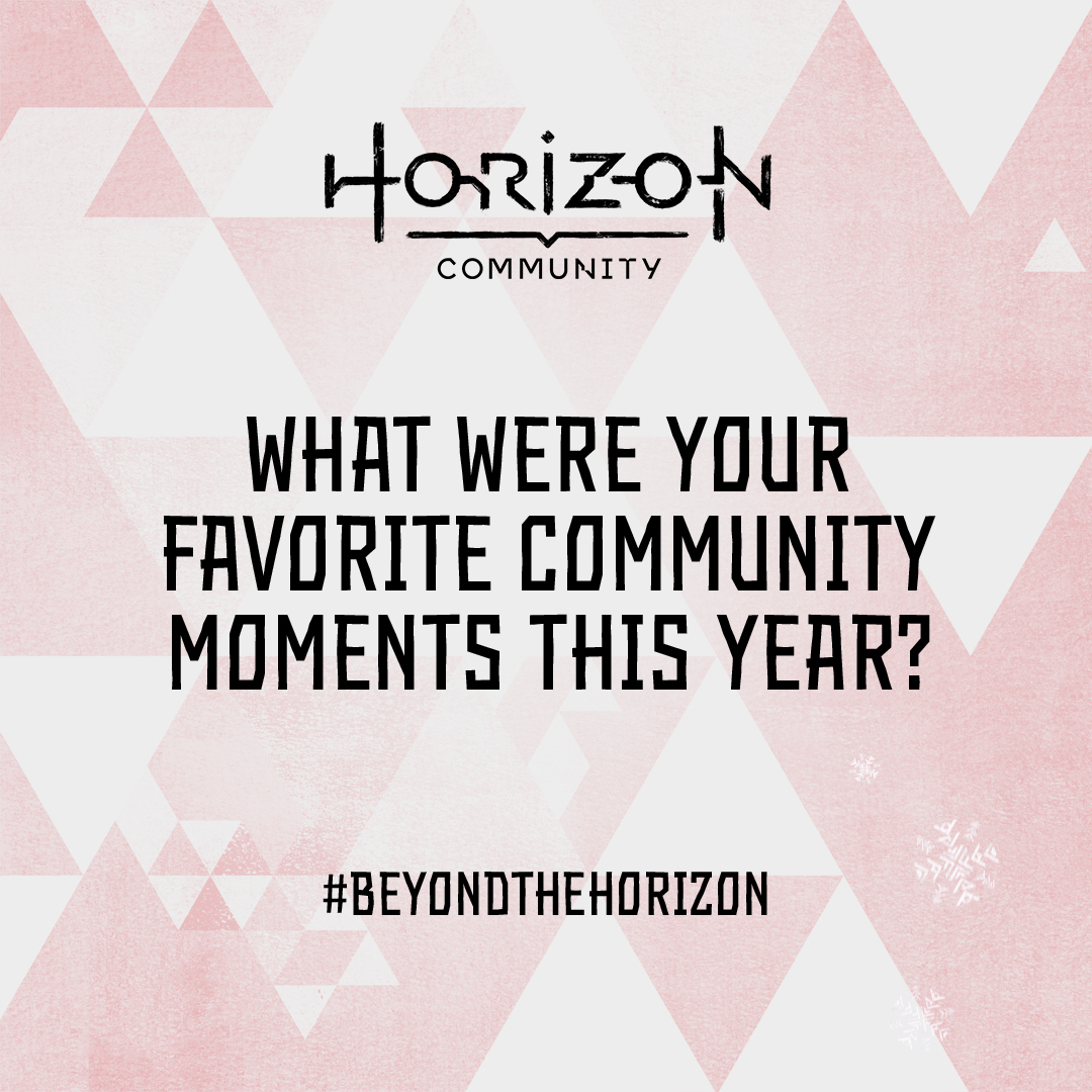 Hi Horizon Community – join us for our last stream of 2023 this Thursday as we play games and look back on a great year! What were some of your favorite moments or creations (fan art, cosplay, virtual photography)? Share them with us and we'll highlight some during the stream!✨