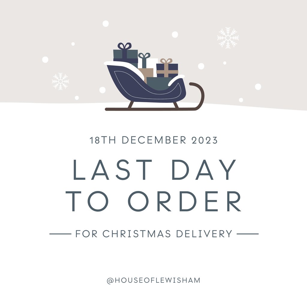 The holiday season is in full swing, and we want to ensure that your festive celebrations are nothing short of spectacular. Time is running out, so we're reminding you that the last postal date for guaranteed delivery before the holidays is fast approaching – December 18th!