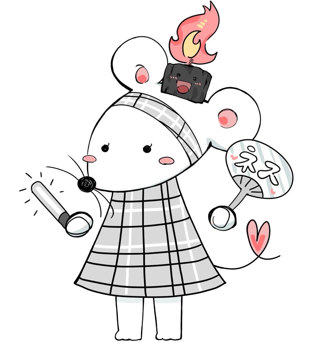 こちらはネスがデザインした 【ネスミン】 です！ 頭に乗っているのは