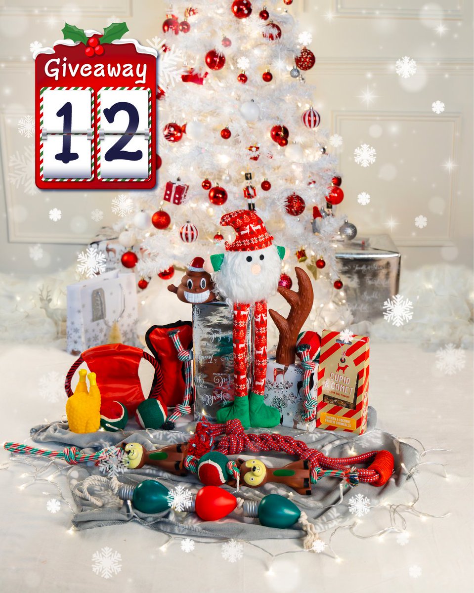 🎄🚨GIVEAWAY DAY 12/12!🚨🎄
Our 12th bundle in the '12 Days of Christmas Giveaways!' is 'Doggy Toys'😲
3 lucky winners on all of our social media platforms!
To enter, like, retweet and follow!
Don't miss out &amp; good luck!😁
Competition Closes: 19/12/23
*DOES NOT INCLUDE TREE*