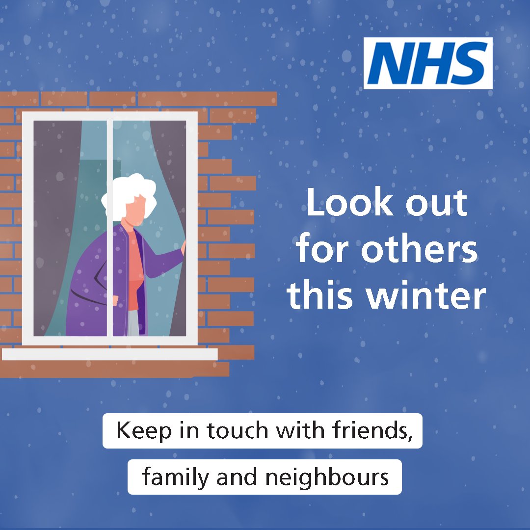 Remember that other people, such as older neighbours, friends, and family members, may need a bit of extra help this winter. There’s lots you can do to help others ➡️ nhs.uk/staywell