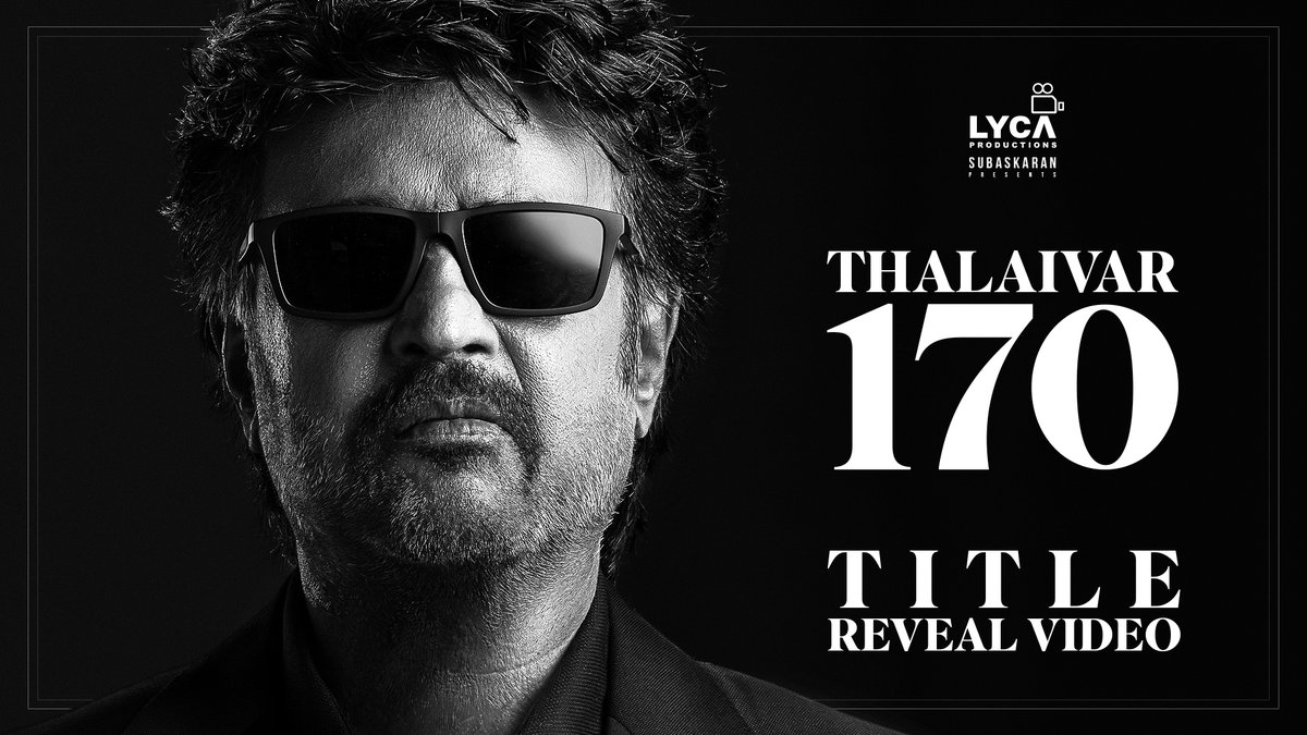 The wait is over! ⌛ Presenting the title of #Thalaivar170 🕴🏻 - VETTAIYAN 🕶️ ▶️ youtu.be/AdHLDvPH8BU Unleashing Thalaivar's power, style & swag on his special day! 💥 #Vettaiyan 🕶️ @rajinikanth @SrBachchan @tjgnan @anirudhofficial @LycaProductions #Subaskaran…