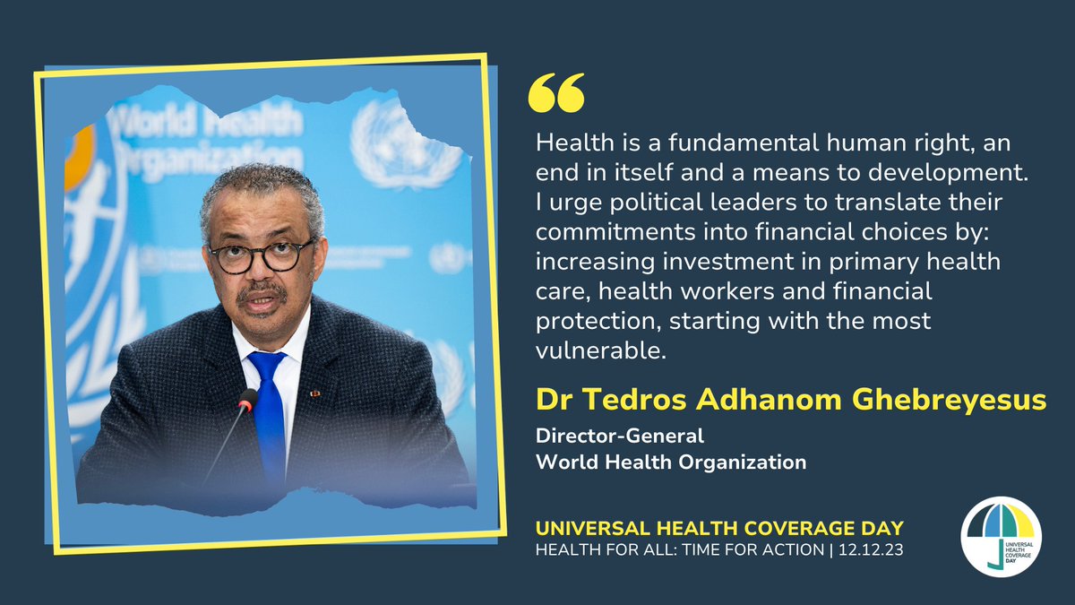 The right to quality health services & financial protection is universal. On #UHCDay,I call on leaders especially @NAkufoAddo  to take immediate steps to achieve #HealthForAll by 2030. The time for action is now. @UHC2030 @arhrghana @nana_afoe @PPAGGhana @CsemCivil @hrw @cmghana