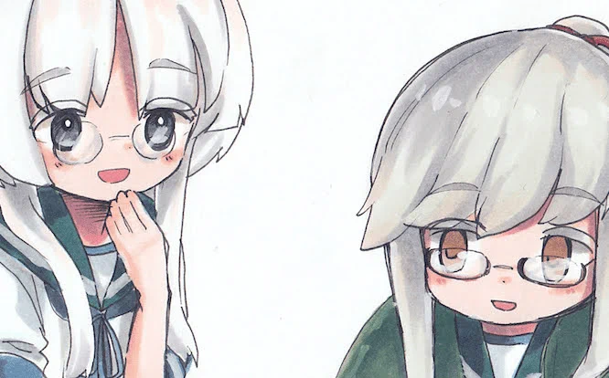 12月担当ですじゃ ちょうど時期的に描きやすかったです(〆切ギリギリやめようね) 白雲薄雲メガネメガネですよー