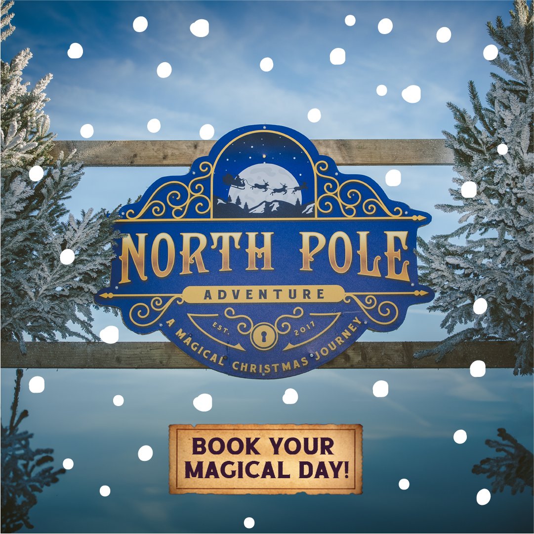 There's still time to book for our North Pole Adventure! ❄️🎅 Come and join us for a magically festive day ✨