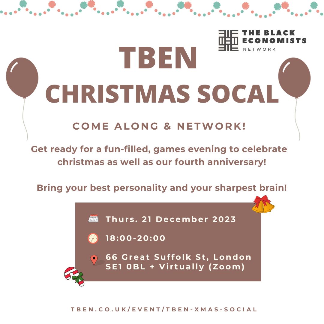 📍 Location Confirmed!! Join us for a TBEN in-person and virtual social! Connect, network, and have a great time at our Christmas and fourth anniversary celebration!🥳 Reserve your space👉🏿 buff.ly/3NpvP3I See you there!!!🎄🥂🎊 #TBEN #ChristmasCelebration