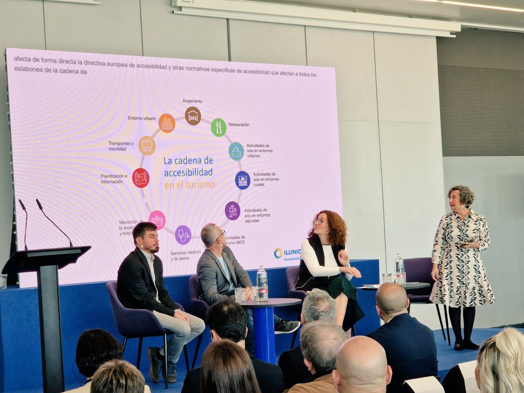 <a href="/ILUNION/">ILUNION</a> <a href="/Visualfy/">Visualfy</a> La cadena de accesibilidad en el turismo.
"Todos los aspectos básicos del viaje han de tener en cuenta criterios de accesibilidad."
🗣: <a href="/tatyaleman/">Tatiana Alemán Selva</a>

#Accesibilidad360