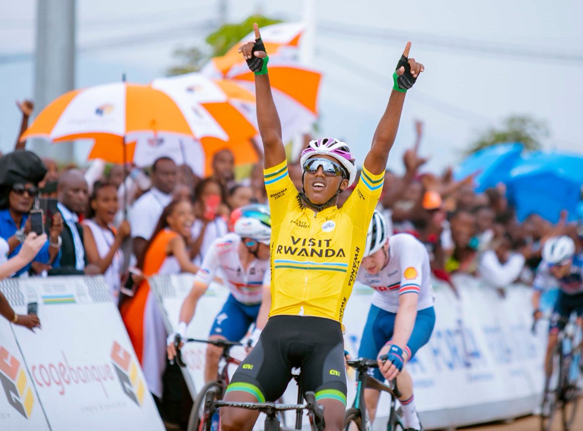 @visitrwanda_now @RDBrwanda @RCBrwanda @brayans1994 @EthanVernon22 @henokmulubrhan then painted the town yellow, blending it with his green hues, and soared to be crowned the Tour du Rwanda 2023 champ! Who’s pumped for #TdRwanda2024? #VisitRwanda #Rwanda #RwandaIsOpen