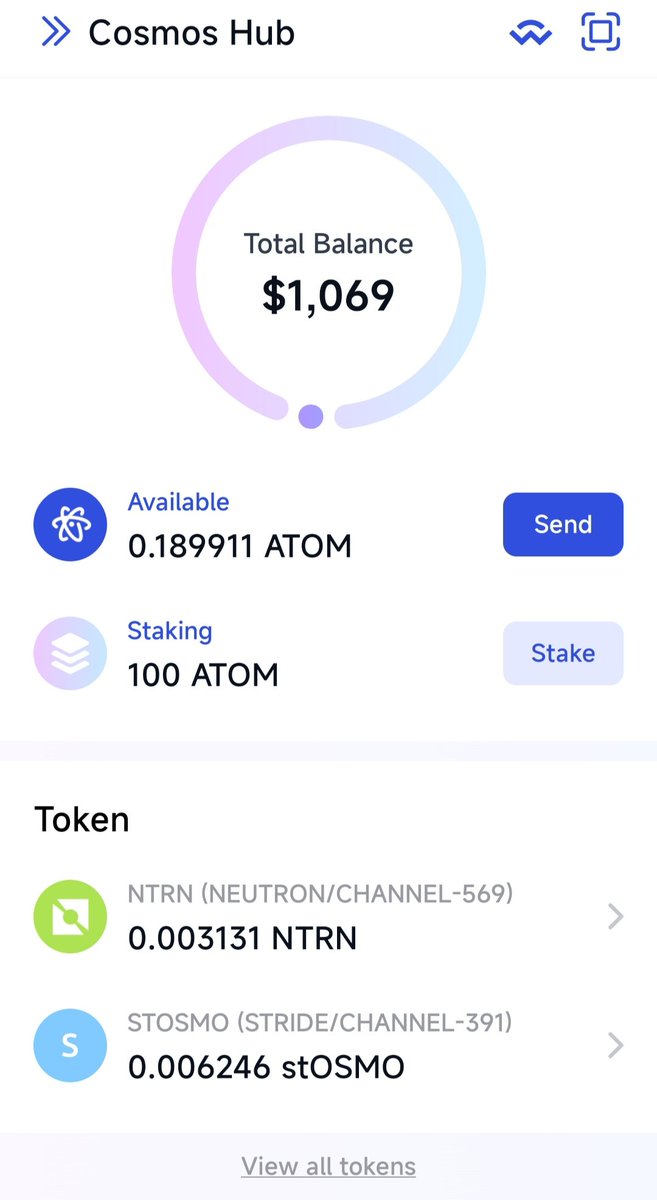 因为质押ATOM给我空投的TIA价值超过ATOM价值4倍了， ATOM这把给我生了条龙😂