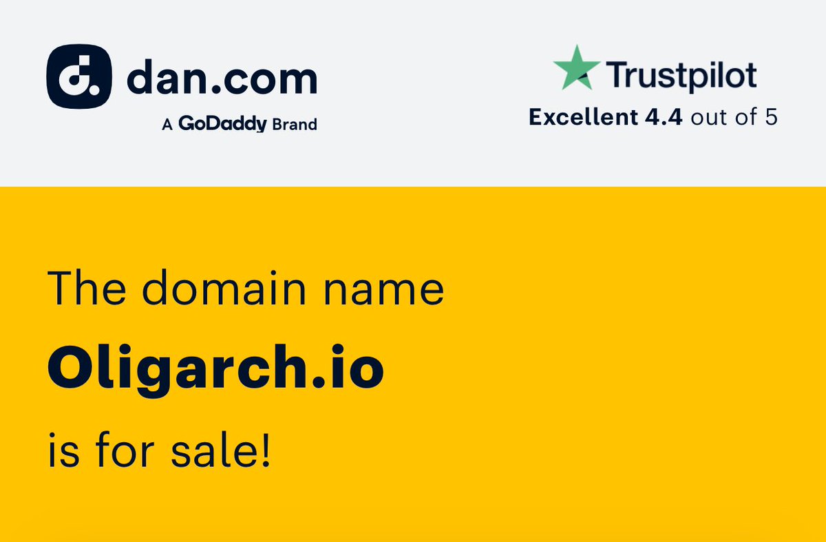 AntonNaydenoff's tweet image. ✨Oligarch.io✨ is for sale. #io #dotio #Domains #domainsforsale #oligarch #monarch  #Monarch