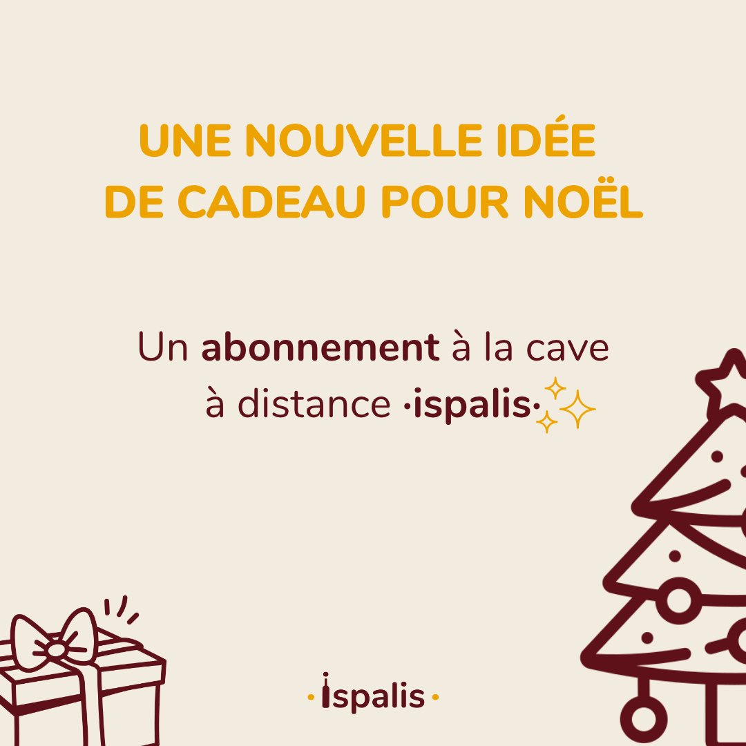 Un abonnement cave à distance sous le sapin ? 🎄

N’attendez plus et offrez toute la magie ce Noël avec ·ispalis· 🎅

Un abonnement à notre cave à distance🎁

Retrouvez nous sur ispalis.com

L’abus d’alcool est dangereux pour la santé, à consommer avec modération.