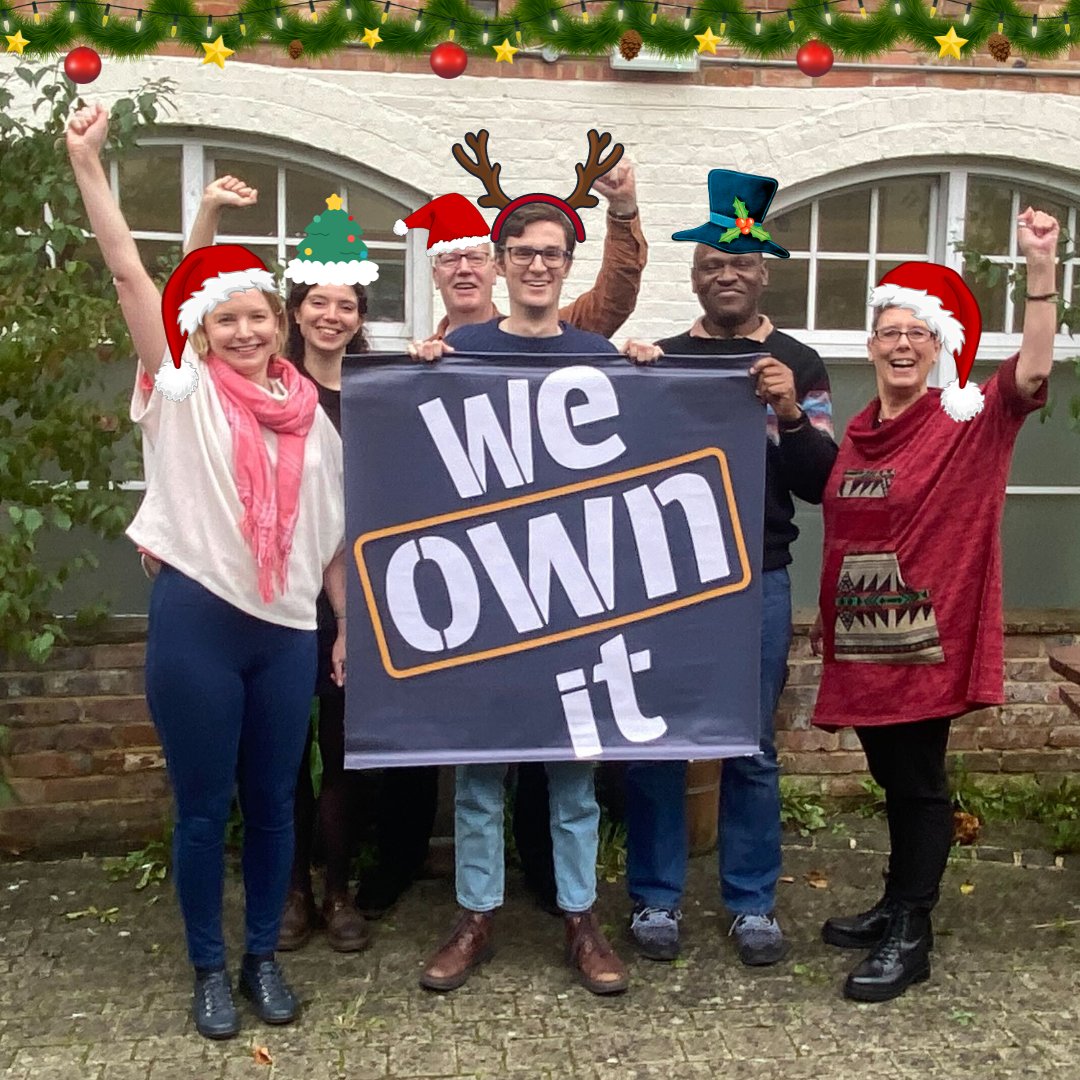 🎄Merry Christmas from the We Own It team! 🎄 - Cat, Imogen, John, Matthew, Johnbosco and Kate