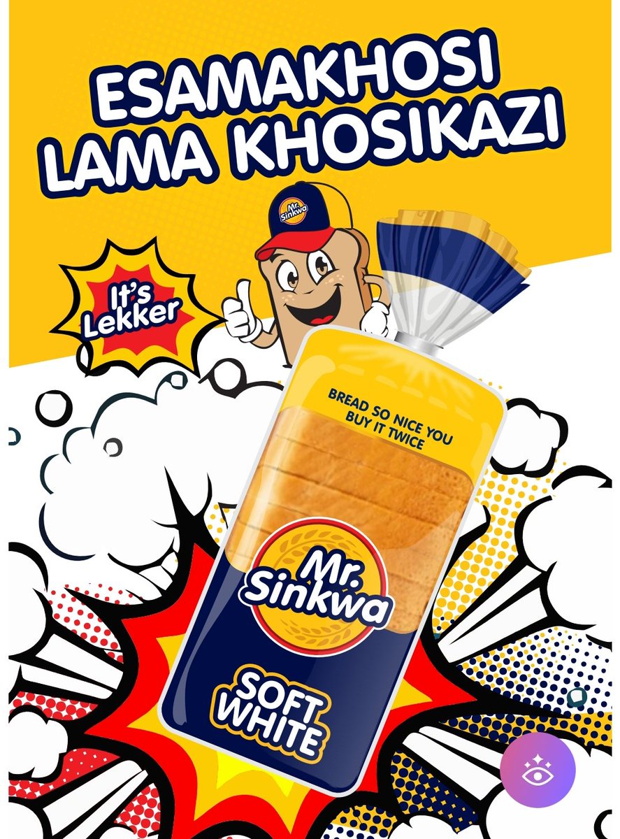 SkyzMetroFM's tweet photo. Calling all bread lovers! Say hello to Mr. Sinkwa, the bread that's making taste buds dance with joy! 😍🍞 Follow us on this delectable journey and experience the ultimate satisfaction of freshly baked goodness. It's time to make every meal #ItsLekker with Mr. Sinkwa! 🥖✨ https://t.co/J9CGTw9kHV