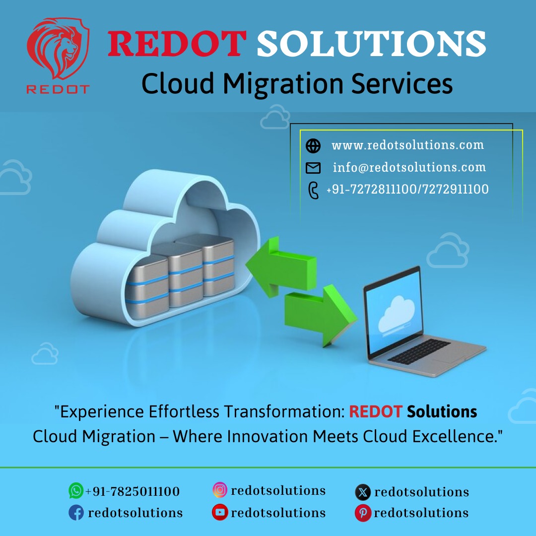 #CloudMigration #REDOTSolutions #DigitalTransformation #CloudServices #InnovateWithCloud #TechSolutions #madurai #IT #Software