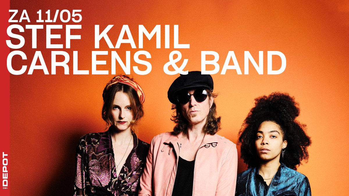 #NIEUW — STEF KAMIL CARLENS & BAND op ZA 11/05 In 1993 verscheen Stef Kamil Carlens voor het eerst op de radar. In 2024 komt hij naar Het Depot met zijn rauwe blues en funky escapades. → Tickets on sale op VR 15/12 om 10.00 uur → Info & tickets via tinyurl.com/skc-hdp