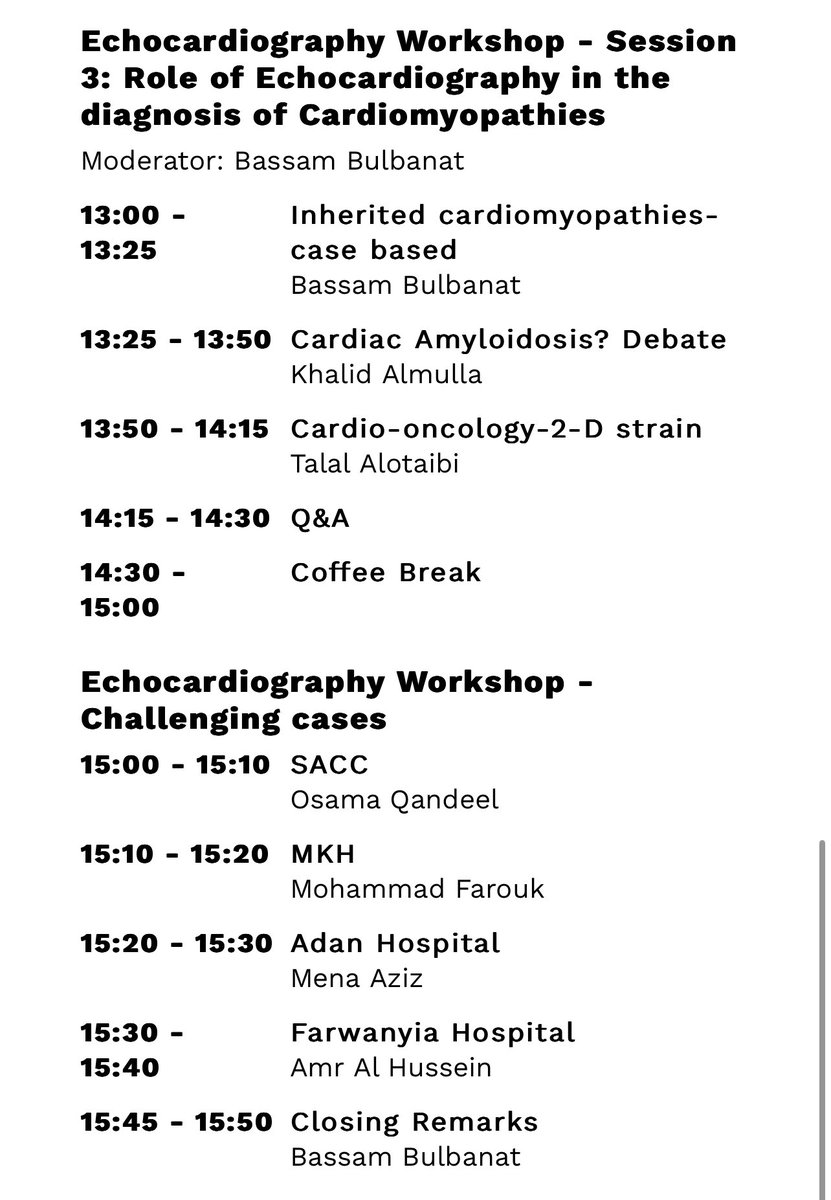 Honored to be invited to the Gulf Heart Association meeting in Kuwait ! Join me tomorrow for an insightful workshop on mitral valve imaging. Full day of echo workshops? Sounds like my kind of fun! See you there! @AnitaSadeghpour @GULFHeartAssoc @ASE360