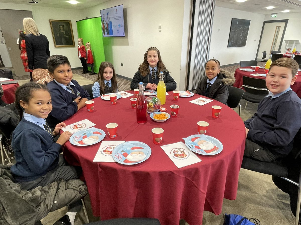 Palmers Cross pupils have arrived safely at the Mayor of Wolverhampton’s Christmas party.