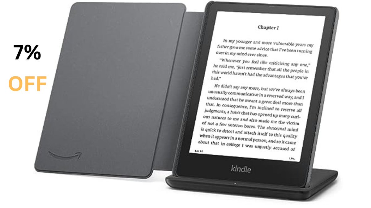 Freelancer29763's tweet photo. Kindle Paperwhite Signature Edition including Kindle Paperwhite

ORDER NOW: https://t.co/4e07DHimkp

Great value – Includes a Kindle Paperwhite (32 GB) Without Lockscreen Ads, fabric cover, and power adapter - up to a $240 value.

#kindle #amazon #signature #paperwhite https://t.co/FK5JeGmFoY