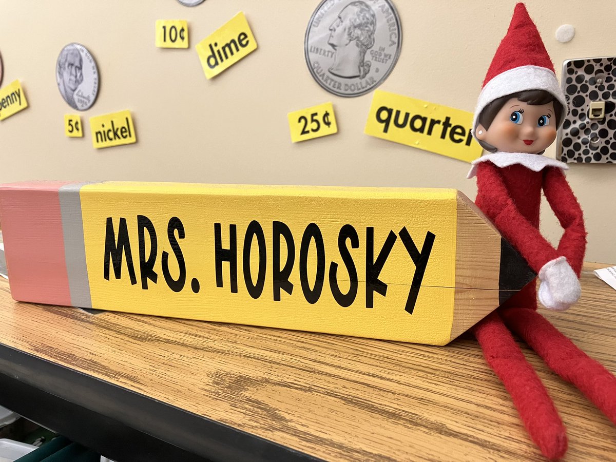 Hmmm….looks like my class will be on their best behavior today! 👀🎅👀
