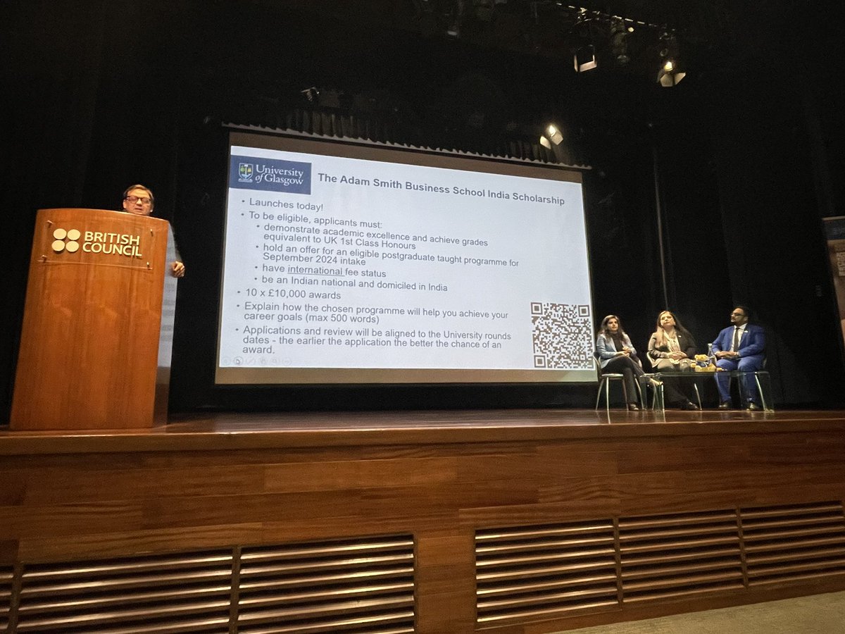 Alison Barrett (@albarrett09) on Twitter photo New scholarship alert ๐
<a href="/UofGlasgow/">University of Glasgow</a> launches new opportunity for Indian students at the British Council today - the #AdamSmithBusinessSchool India Scholarship.
Details here: gla.ac.uk/scholarships/aโฆ
<a href="/UofGAsbs/">UofG ASBS uofgasbs.bsky.social</a> New scholarship alert ๐
<a href="/UofGlasgow/">University of Glasgow</a> launches new opportunity for Indian students at the British Council today - the #AdamSmithBusinessSchool India Scholarship.
Details here: gla.ac.uk/scholarships/aโฆ
<a href="/UofGAsbs/">UofG ASBS uofgasbs.bsky.social</a>