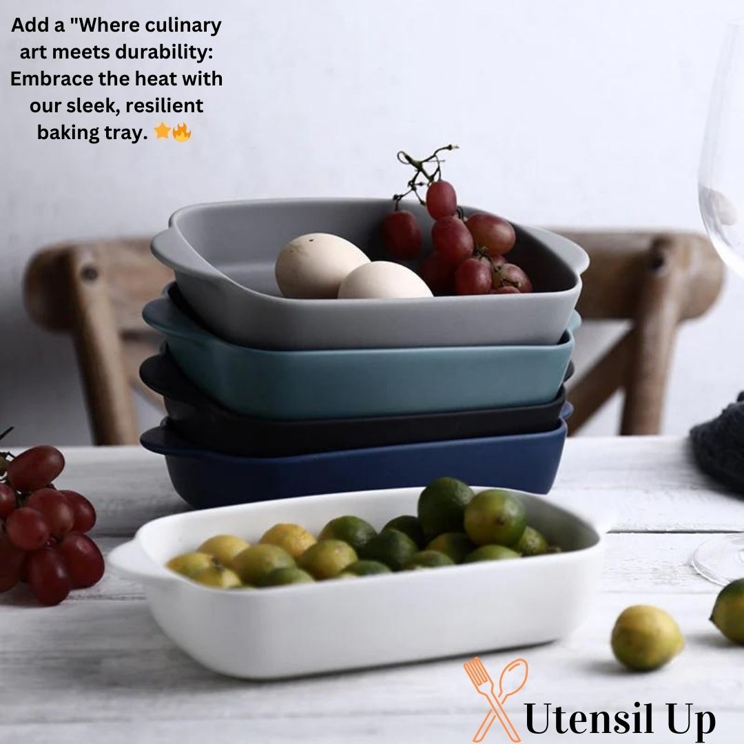 'Crafted for Culinary Brilliance: Elevate your baking game with this sleek, heat-resistant baking tray that combines style and functionality effortlessly. 🔥🍪✨ #BakingEssentials #KitchenGlam'

Visit us: utensilup.com/collections/ba…