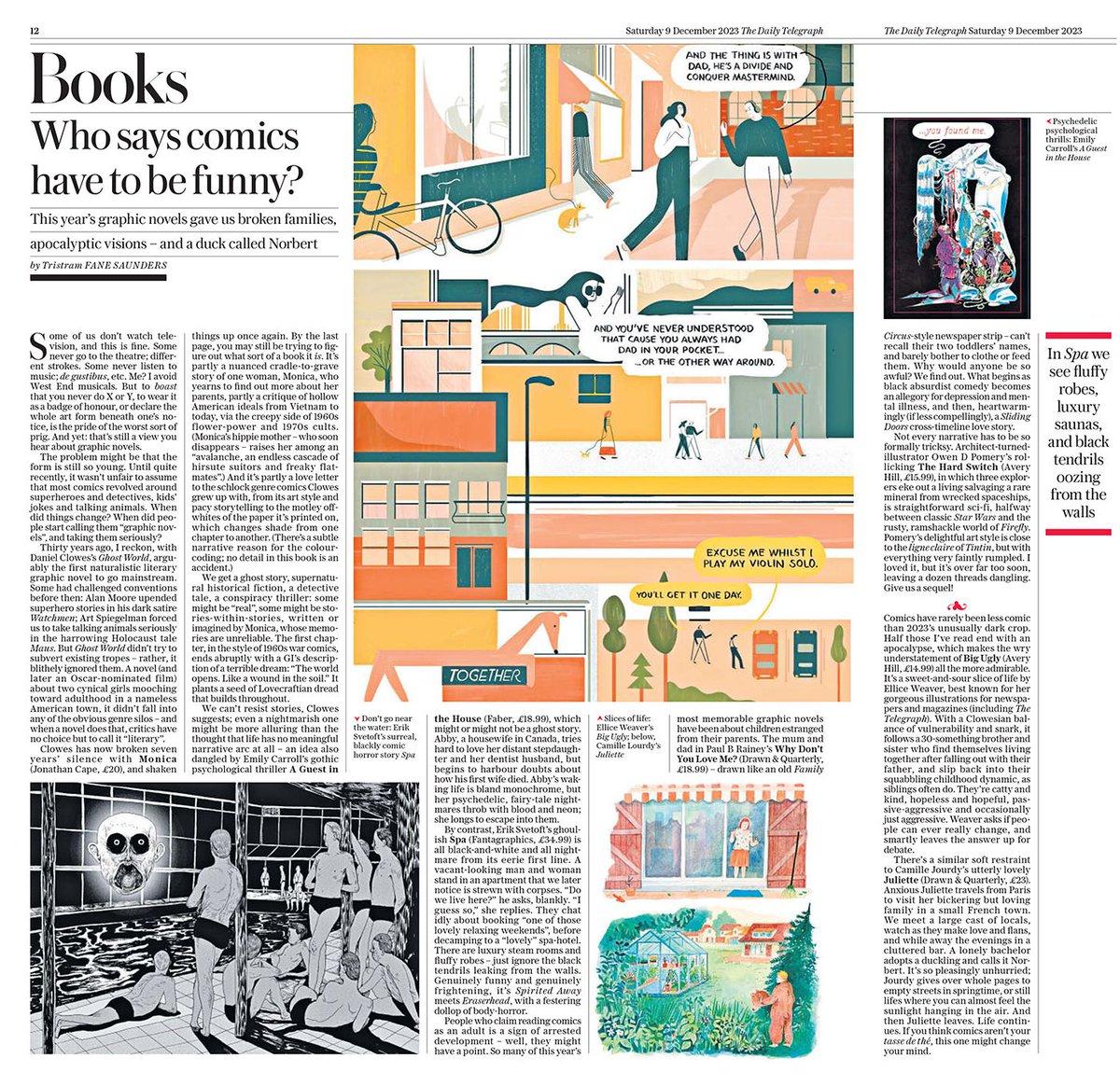 OMG! Avery Hill has been featured in a UK National Newspaper for the first time ever in the @Telegraph! Absolutely lovely spread about Big Ugly by @ElliceWeaver and a great feature of The Hard Switch by @ODPomery! So exciting!! Check out our books here: buff.ly/476YVwB