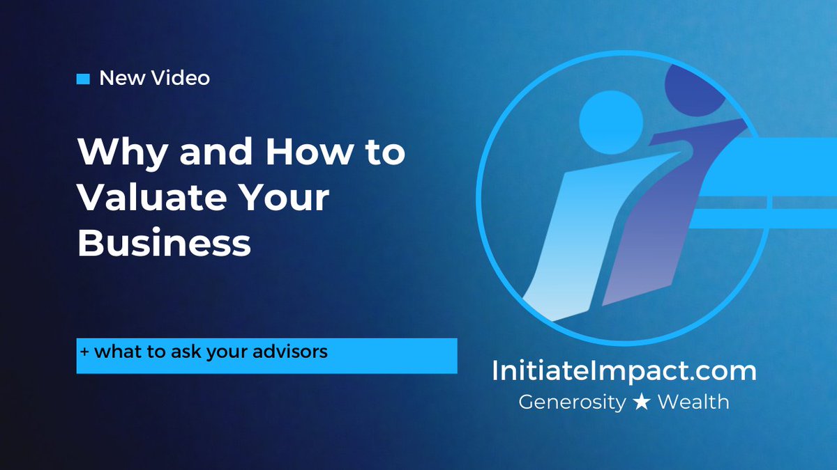 This week's ii video is about business valuation.

#business #valuation #impact #sale #acquisition