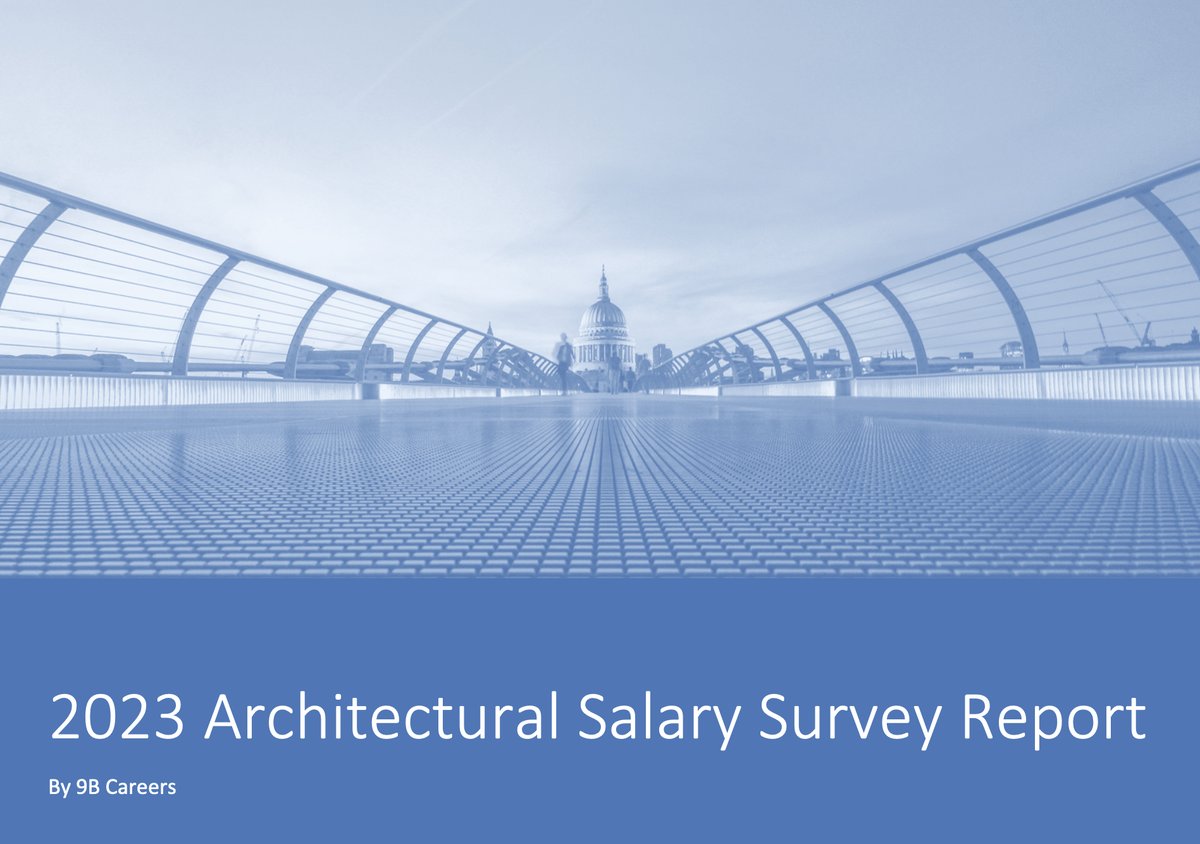 £? So good of @9Bcareers to share their detailed 2023 Architectural Salary Survey Report - much will be of interest - How do we add 15-20% to realise retention & greater diversity? Can local cost of living account for regional variations - to a point? tinyurl.com/2023-9B-Survey