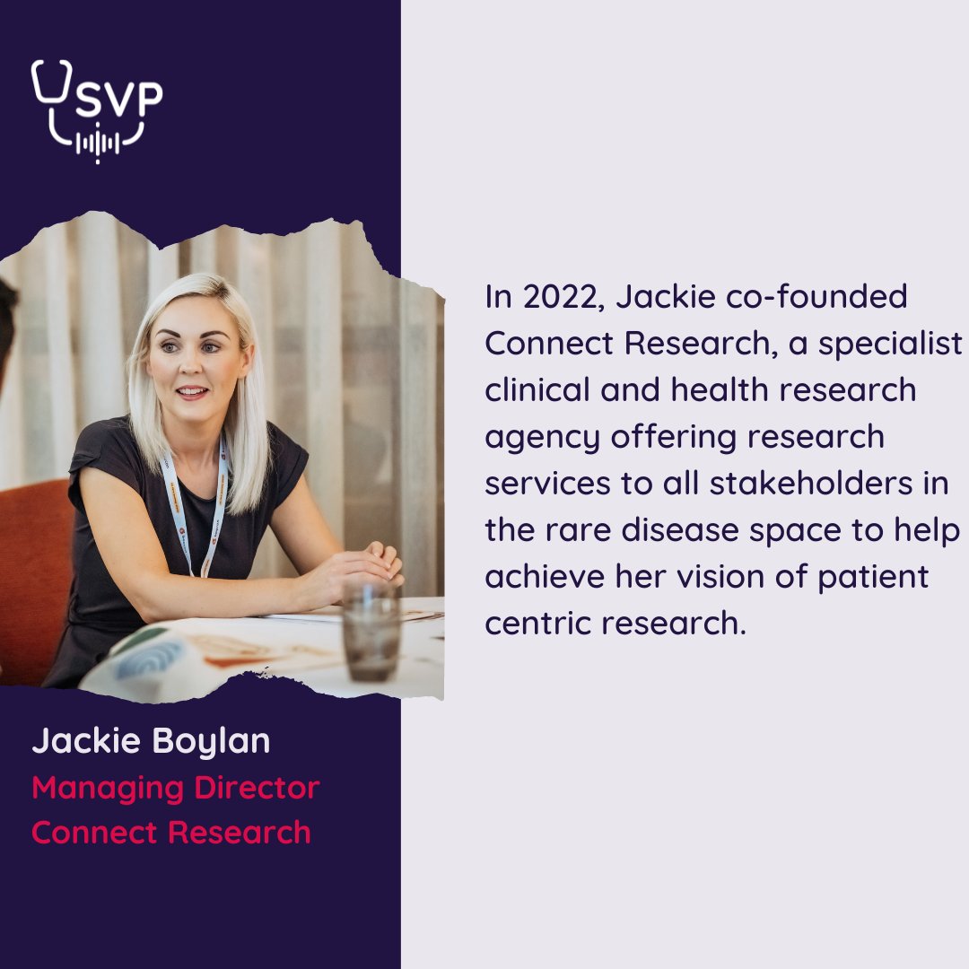 Meet one of our judges, Jackie Boylan! Jackie is a psychologist and has managed many complex, multi-disciplinary international research studies to improve the health and well-being of patient communities. Read more here 👇 #SVP23