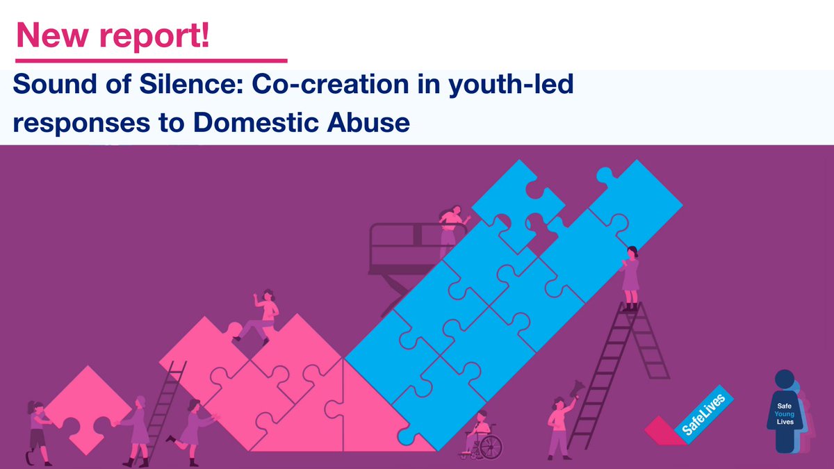 🧵Those aged 13-17 experience some of the highest rates of #DomesticAbuse. Our new report explores how co-creation in youth-led responses to #DomesticAbuse has given voice to young people who are often overlooked, ignored or silenced (1/3) bit.ly/3GDh6OR