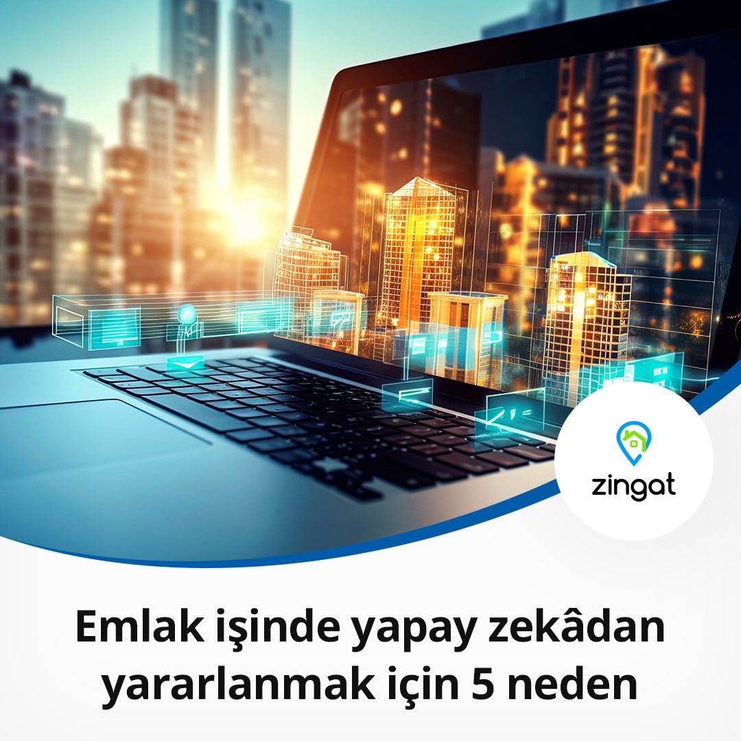 Gayrimenkul dünyasında yapay zekâ kullanımının yükseliş trendinde olduğunu fark etmemek mümkün mü?

Emlak işinde yapay zekadan yararlanmak için 5 neden 👉🏻 l24.im/yx9bMY

#zingat #yapayzeka #emlak