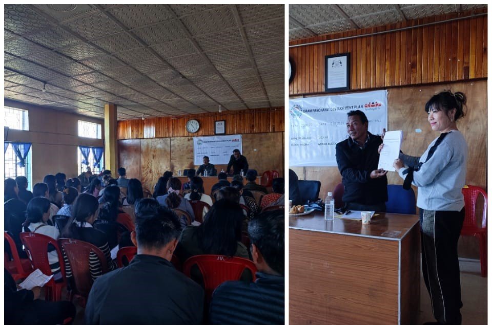 mopr_goi's tweet photo. Special #GramSabha for preparation of #GPDP 2024–25 held at #Wokha #VillageCouncil Hall in #Wokha District of #Nagaland on 12/12/2023. Officials of the line Departments actively participated in Gram Sabha where #SHG submitted #VPRP to the #GramSabha for integration into #GPDP. https://t.co/J2OtleRCJP