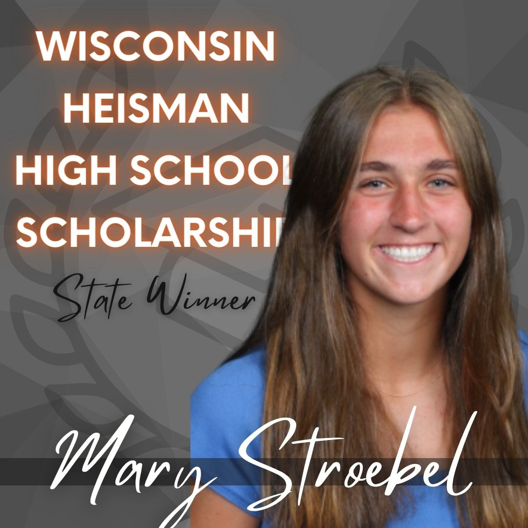 Mary Stroebel has won a $1,000 scholarship as the Wisconsin Heisman High School Scholarship State winner! The 100 State Winners represent some of the most accomplished high school senior scholar-athletes nationwide. Congratulations, Mary!

#UnleashTheDogs