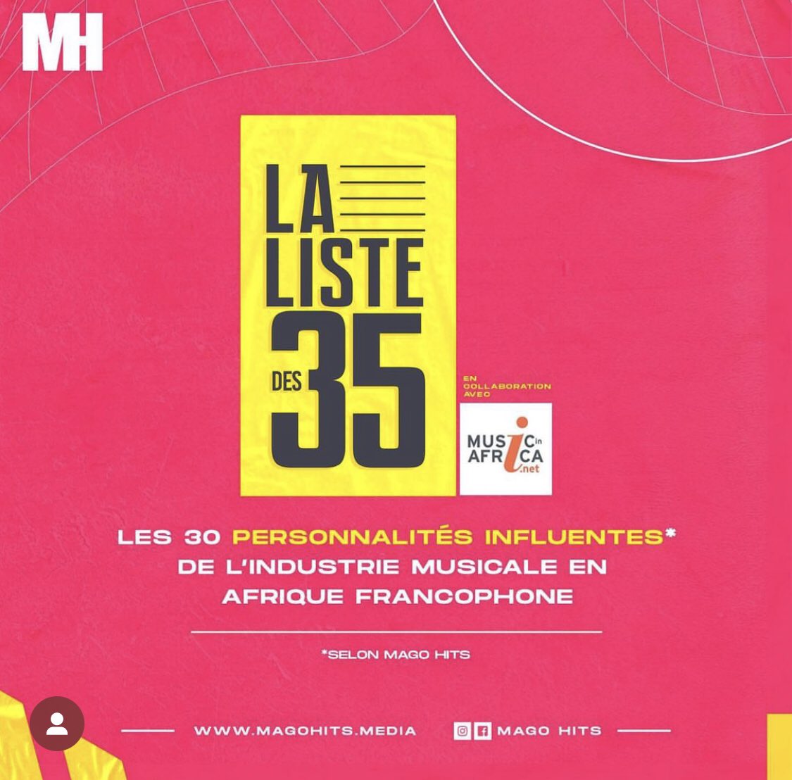 c2cTheLabel's tweet photo. La liste des 35 personnalités les plus influentes de l’industrie musicale en Afrique francophone. 
“Travail à écrit notre nom dans la liste des bavards” 
Via @instagram merci à #MagoHits 
Source : https://t.co/zfdXNmjUJt https://t.co/36r7MM5wjb