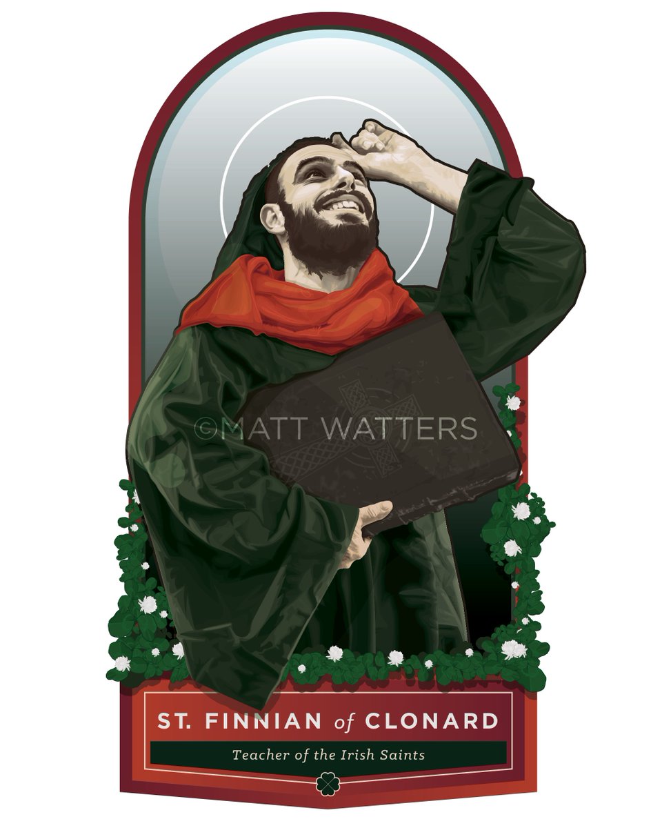 Happy feast day! St. Finnian, pray for us! @SrTeresam #Catholic Etsy.com/shop/matthewwa…