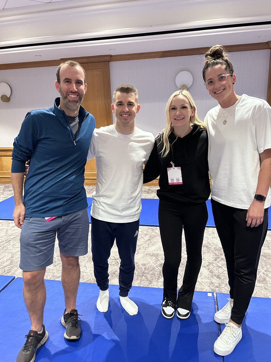 🤩🤩🤩

What a morning! 

Dave and Toni have enjoyed learning all about Early Years Motor Competency, Transforming Your Physical Activity Culture and a Gymnastics taster with @maxwhitlock1 and his wife Leah!! 

#afPE23 @afPE_PE