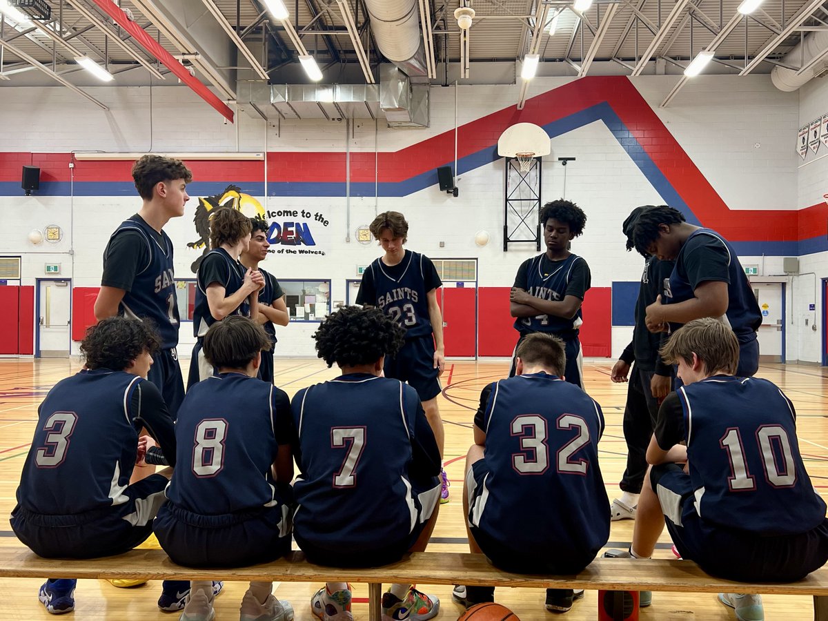 AllSaintsOCSB's tweet photo. Victory vibes in the air! The ASH Junior Boys Basketball team dominated the court, seizing a thrilling win against West Carleton with a score of 64-57! #oscb https://t.co/c3MirtrmLs