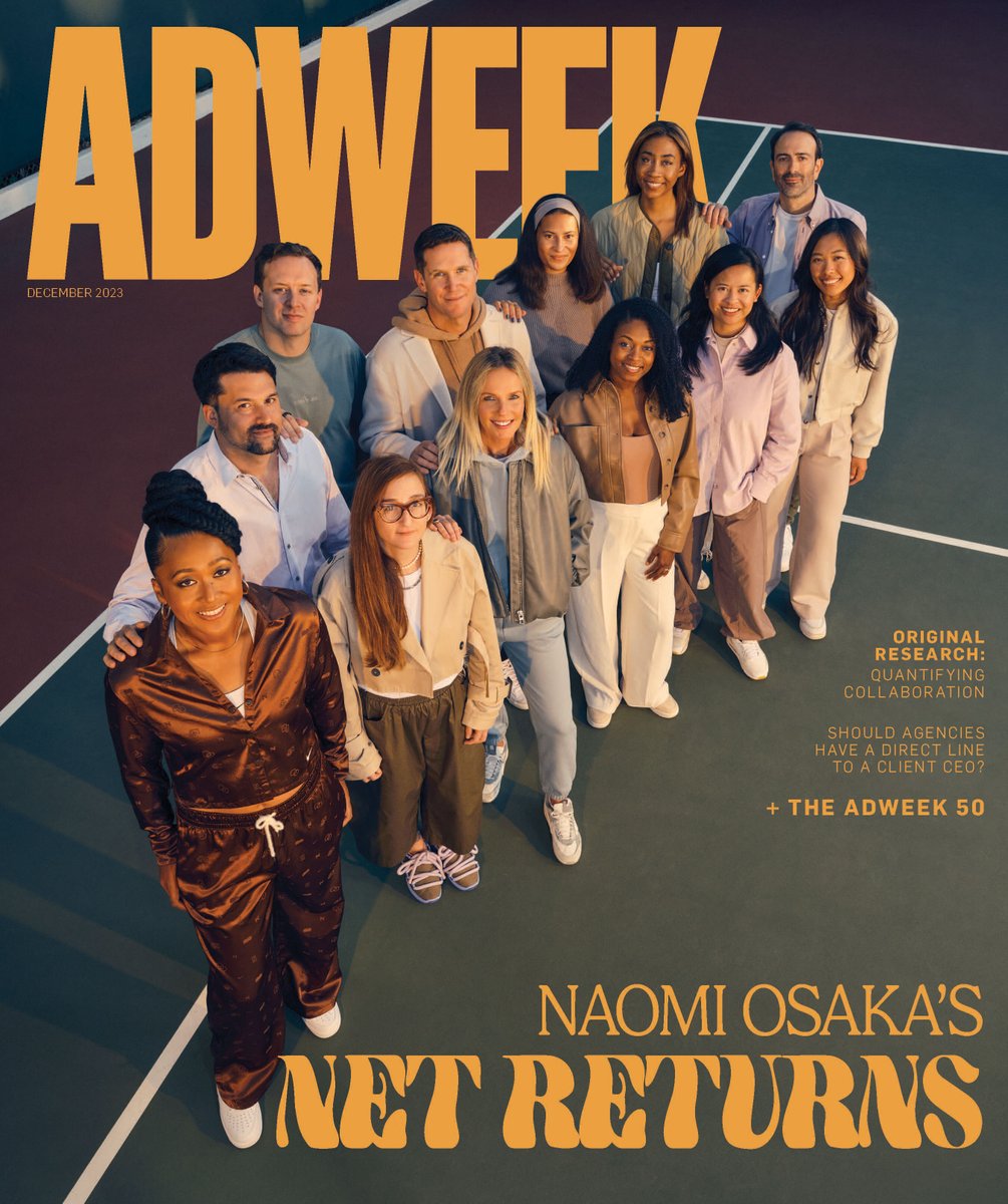 ADWEEK (@adweek) on Twitter photo Tennis might not be a team sport, but talking to Adweek's Jason Notte for our December cover story, <a href="/naomiosaka/">NaomiOsaka大坂なおみ</a> discusses how people, partners and collaboration have all driven her business empire. adweek.it/3GFc04I Tennis might not be a team sport, but talking to Adweek's Jason Notte for our December cover story, <a href="/naomiosaka/">NaomiOsaka大坂なおみ</a> discusses how people, partners and collaboration have all driven her business empire. adweek.it/3GFc04I