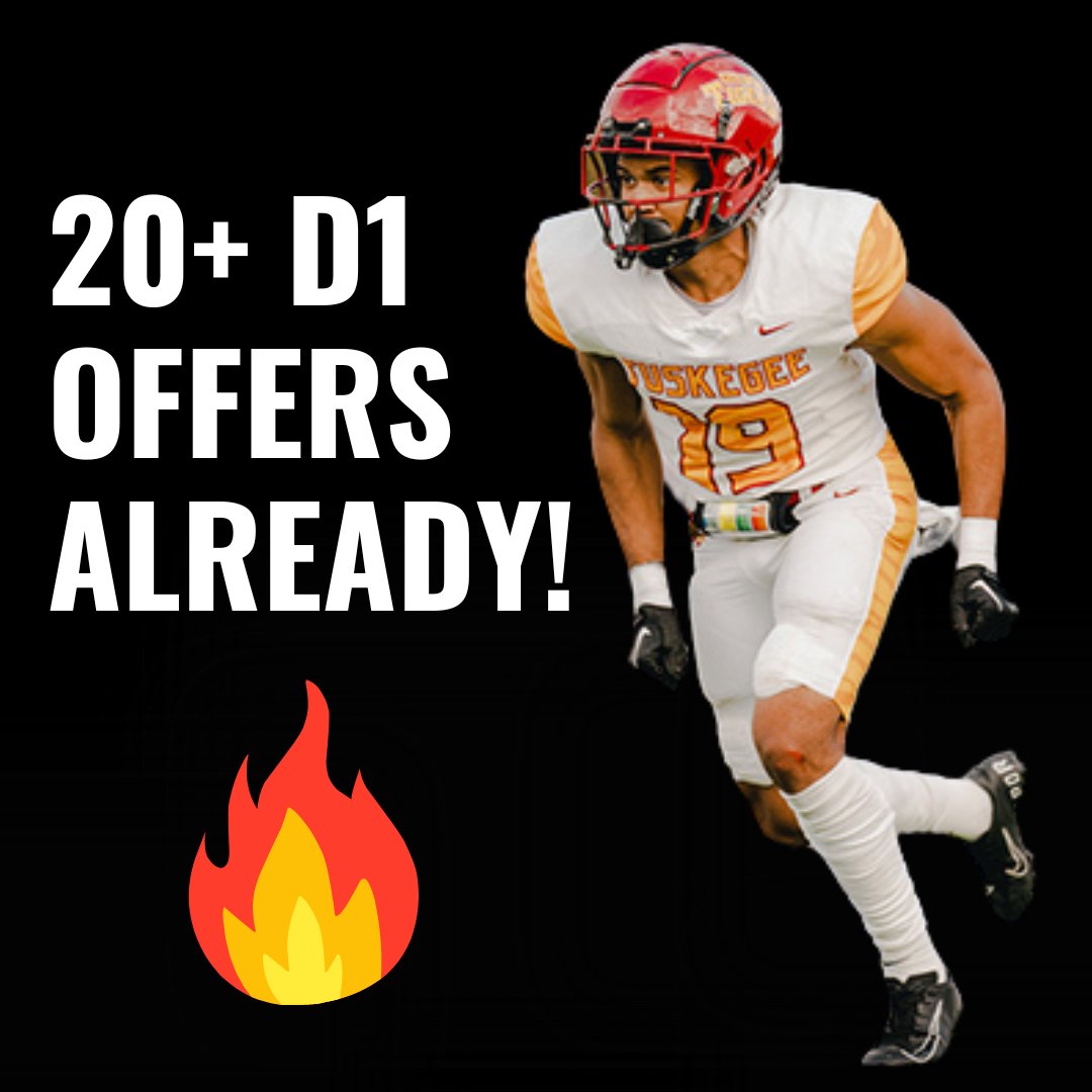 Tuskegee (D2) transfer WR Antonio Meeks is BLOWING UP right now 🔥

Meeks has received over 20 Division One offers in the past few weeks since entering the portal 😳

Has your program offered him yet?

FIND OUT 👀👇theportalreport.com/2023/12/12/tus…