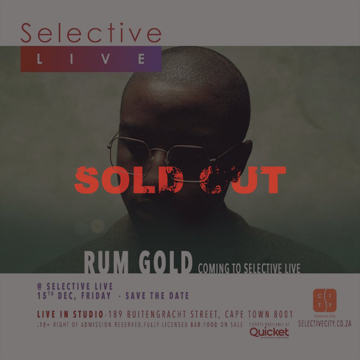 🇿🇦 CAPE TOWN - The show on Friday is sold out! Excited to see you all then 🏝️