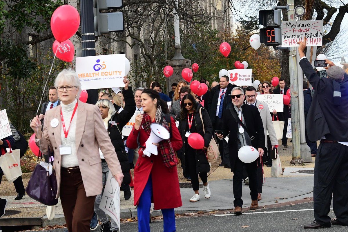 Lorrinda Gray-Davis (@lorrindad) on Twitter photo One of my favorite photos as patients walk to HHS to protect access to noninvasive testing. #HealthEquityinTransplant #HonortheGift <a href="/nephro_maniac/">Robert Stacked</a> <a href="/LiverWife/">Teresa Bordeaux (#LiverWife/#ClotWife), BCPA</a> @LiverTwitter <a href="/KristaLentine/">Krista Lentine, MD,PhD | FASN | FAST</a> <a href="/AlanHawxbyMD/">Dr_H</a> <a href="/DGlaucomflecken/">Dr. Glaucomflecken</a> <a href="/TRIOOkla/">TRIO-Oklahoma Chapter</a> One of my favorite photos as patients walk to HHS to protect access to noninvasive testing. #HealthEquityinTransplant #HonortheGift <a href="/nephro_maniac/">Robert Stacked</a> <a href="/LiverWife/">Teresa Bordeaux (#LiverWife/#ClotWife), BCPA</a> @LiverTwitter <a href="/KristaLentine/">Krista Lentine, MD,PhD | FASN | FAST</a> <a href="/AlanHawxbyMD/">Dr_H</a> <a href="/DGlaucomflecken/">Dr. Glaucomflecken</a> <a href="/TRIOOkla/">TRIO-Oklahoma Chapter</a>