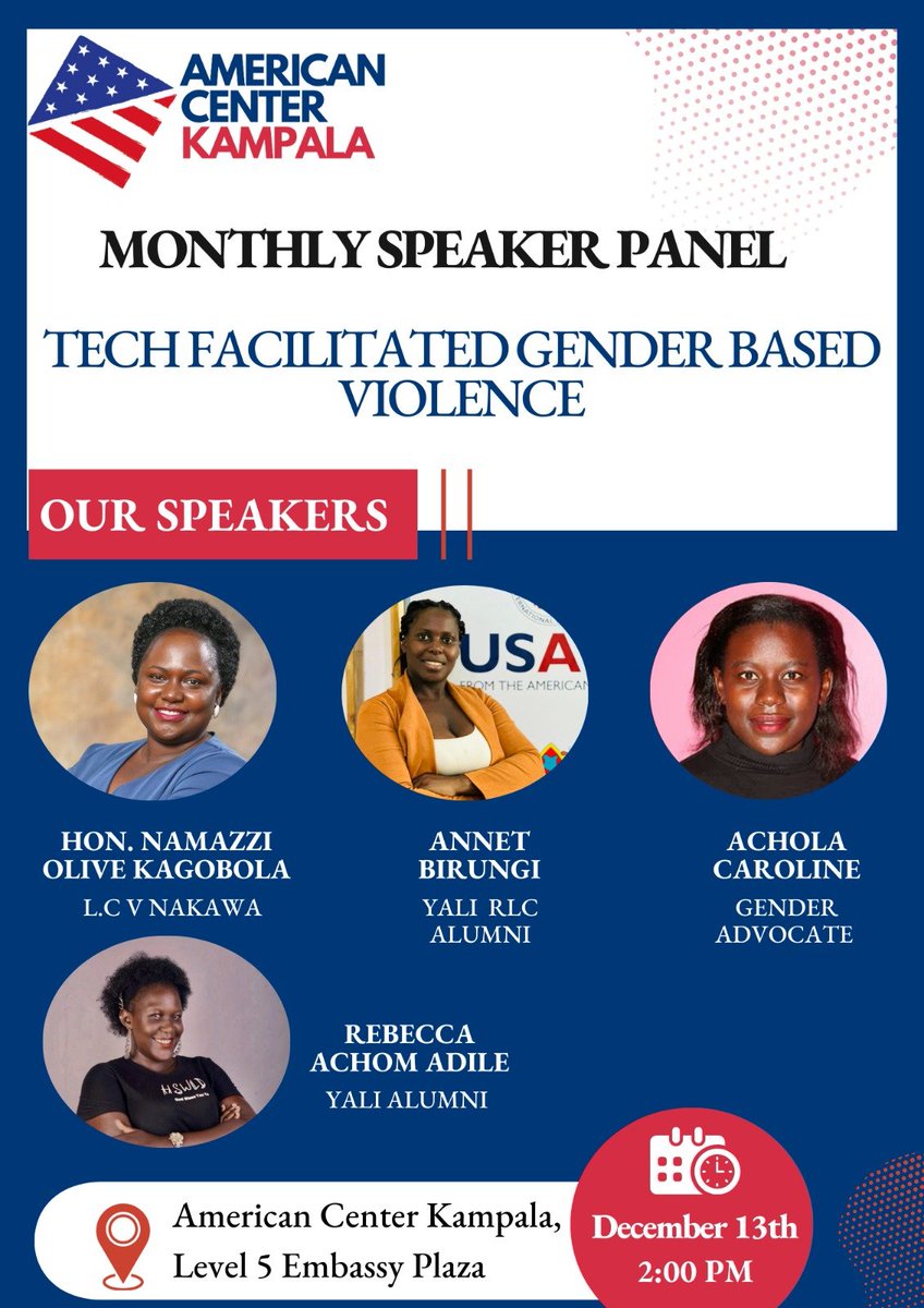 ImarishaDadaa's tweet image. Our Team Lead @ABirungii shall join other incredible speakers to unpack Tech Facilitated GBV, it&apos;s impacts and how to mitigate it. Join the conversation at American Centre tomorrow 2pm.
@yali