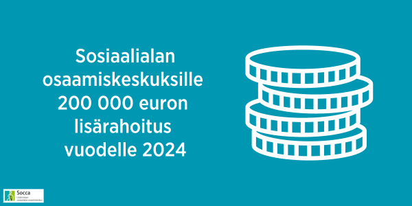 Eduskunta julkaisi valtiovarainvaliokunnan mietinnön vuoden 2024 talousarvioesityksestä.

Sosiaalialan osaamiskeskusten toiminta huomioitiin 200 000 euron lisärahoituksella. Rahoitus jakaantuu kymmenelle eri puolella Suomea toimivalle osaamiskeskukselle.

#sosiaaliala #rahoitus