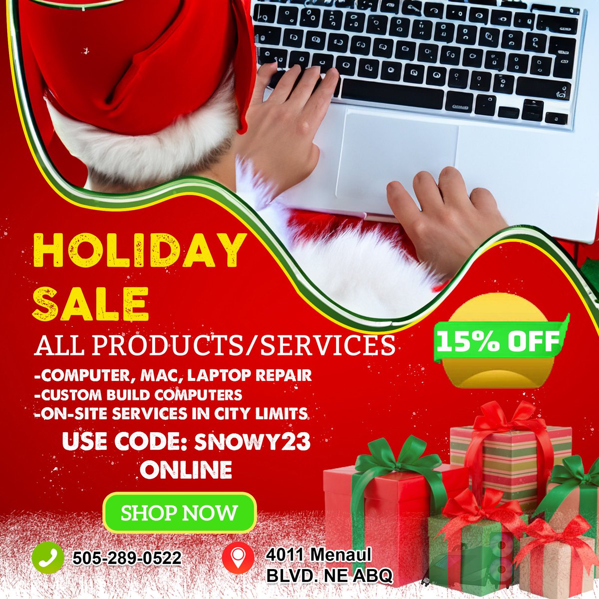 DaedalusTeks's tweet image. 🎄✨ Even Santa&apos;s elves need a tech hand sometimes! In this festive post, watch as one of Santa&apos;s little helpers struggles with a laptop that&apos;s not quite as jolly as the holiday spirit. 🧝‍♂️💻
#HolidayTechHelp #ElfTechSupport #ComputerRepairNM #FestiveFixes #HolidayTechMagic