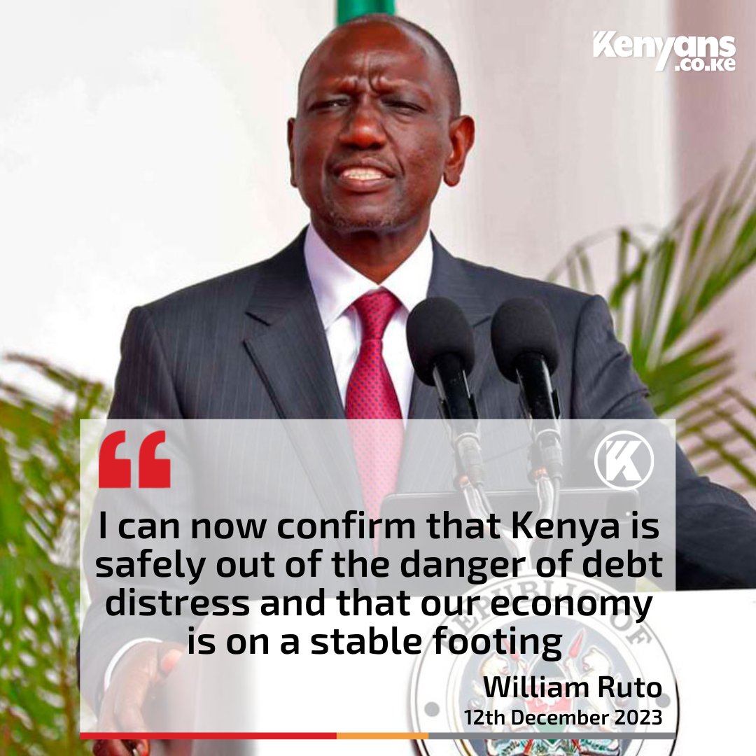 A man who's on a mission. Settling a 500B debt within a year in office. As time goes by Kenya is getting back to its normal. 

The taxes which every Single Kenyan is contributing will no longer get into losses like in the past. #kenyaindependence #KenyaAt60
