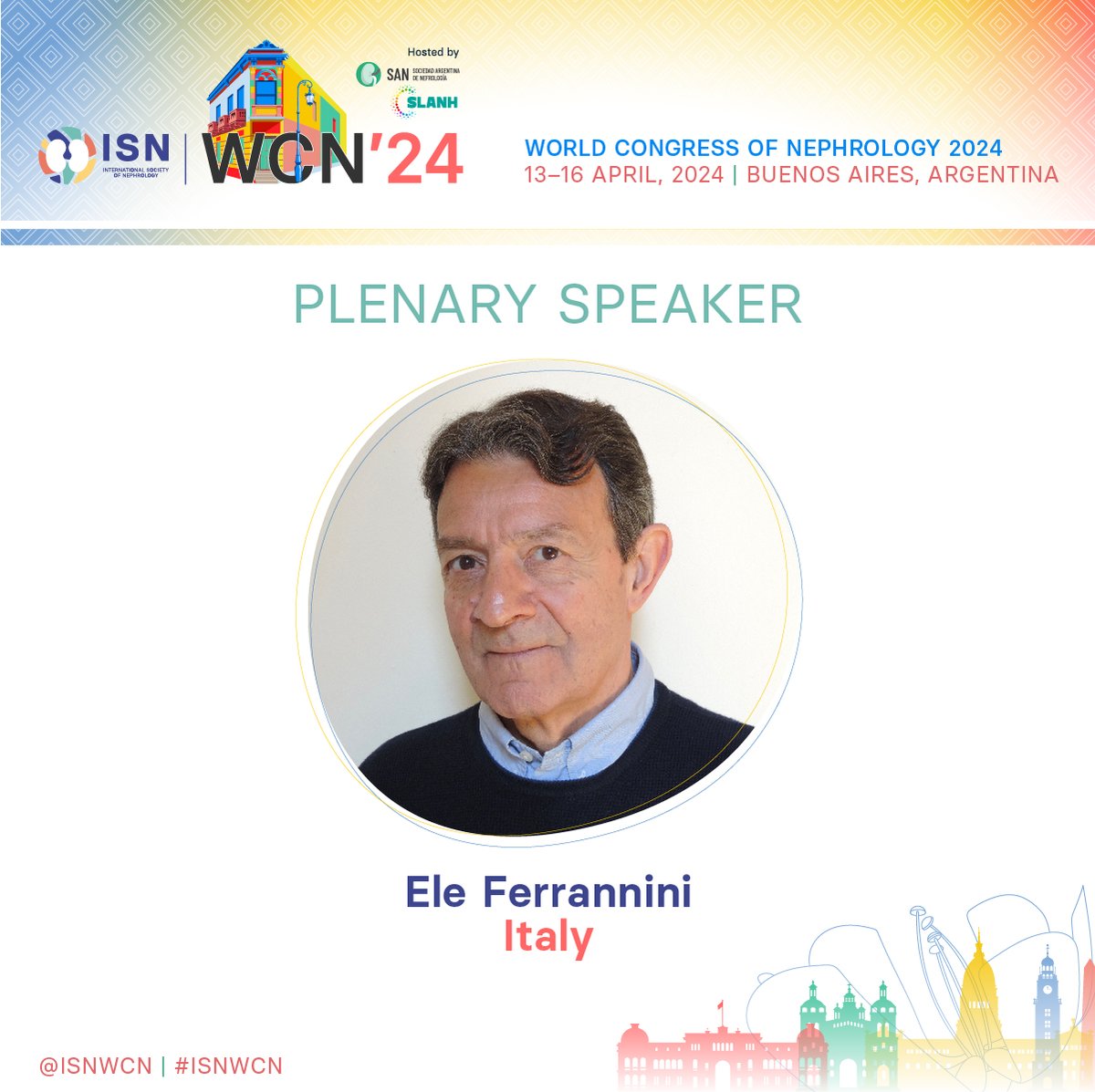 Beyond blood sugar: Ele Ferrannini on the basis for the transformative power of #SGLT2i for kidney disease management at WCN’24 ow.ly/UW3Q50QhSfn Find out more about WCN’s plenary speakers and scientific program: ow.ly/PTPF50QhSfo Register for the #ISNWCN now to…