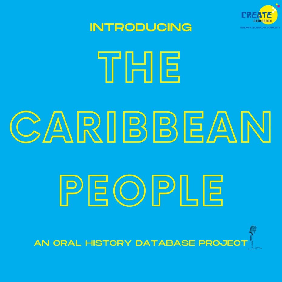 Call for Participation: The #CaribbeanPeopleProject We are calling for participants in this oral history project. If you or someone you know is interested in being interviewed under any of the aforementioned topics, please fill out this form. Register - shorturl.at/acik4